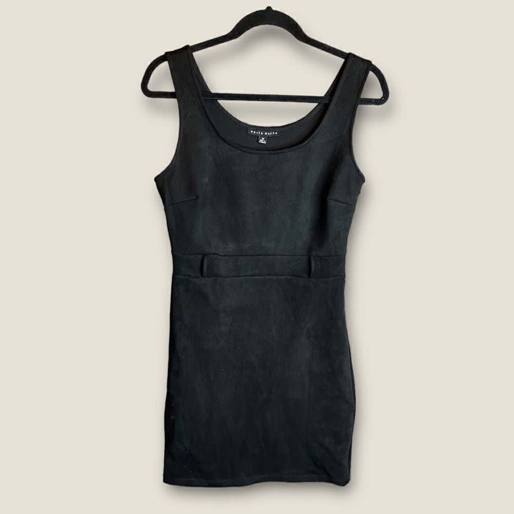 5 for $25🔥Haute Monde Black Velvet Little Black Dress Medium